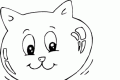 Chico, gato y globo