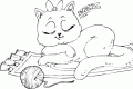 Gatito durmiendo