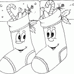 free printable stockings page