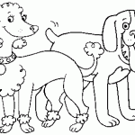 free printable dogs page