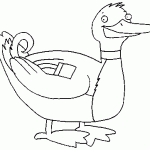 free printable duck page