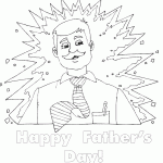free printable happy fathers day page
