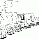 free printable locomotive page