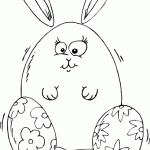 free printable roly poly rabbit page