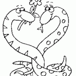 free printable snakes page