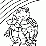 free printable Stress Free Kids turtle page