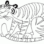 free printable tiger page