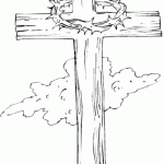free printable wooden cross page