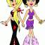 two 70s girls thumbnail colored picture
