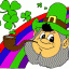 guy and rainbow thumbnail colored picture