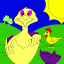 hatching chick thumbnail colored picture