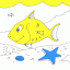 happy fish thumbnail colored picture
