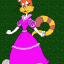 cat dressed up in gown thumbnail colored picture