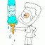 ice cream thumbnail colored picture