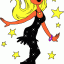 dress with pants thumbnail colored picture