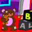nursery teddy bear thumbnail colored picture