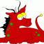 cute dragon thumbnail colored picture