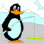 penguin fishing thumbnail colored picture