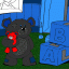 nursery teddy bear thumbnail colored picture