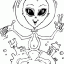aliens come in peace free printable aliens come in peace page