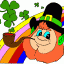 guy and rainbow thumbnail colored picture