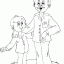 free printable father and son page
