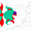 fish and starfish thumbnail colored picture