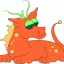 cute dragon thumbnail colored picture