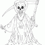 grim reaper thumbnail lineart picture