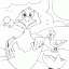 hatching chick thumbnail lineart picture
