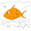 happy fish thumbnail colored picture