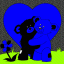 teddy bears cuddling thumbnail colored picture