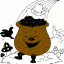 smiling pot of gold thumbnail colored picture