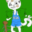 boxing cat thumbnail colored picture