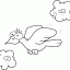 bird in flight thumbnail lineart picture