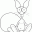 squirrel thumbnail lineart picture