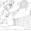 tennis girl free printable tennis girl page