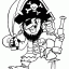 pirate captain free printable pirate captain page