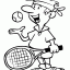 tennis guy free printable tennis guy page