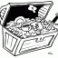treasure chest free printable treasure chest page